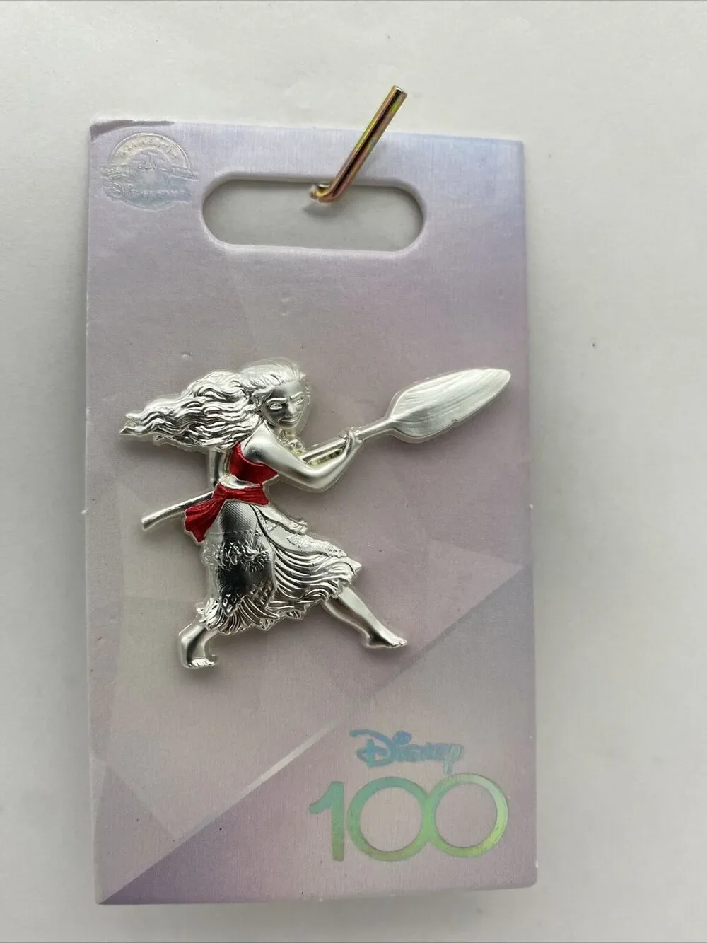 Disney Parks Pin Moana 100 Years Anniversary Platinum Collection Princess